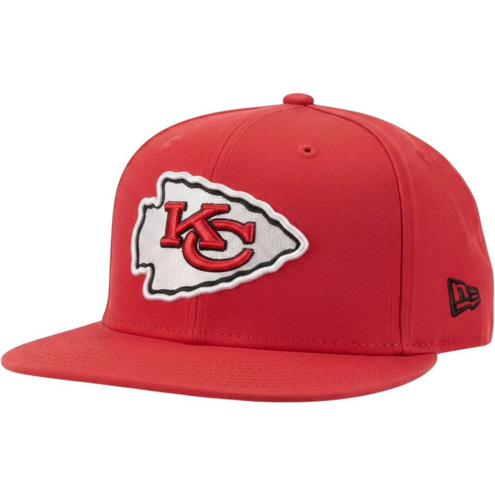 New Era Kansas City Chiefs 9FIFTY Snapback Hat Red NFL Football Mens Adjustable